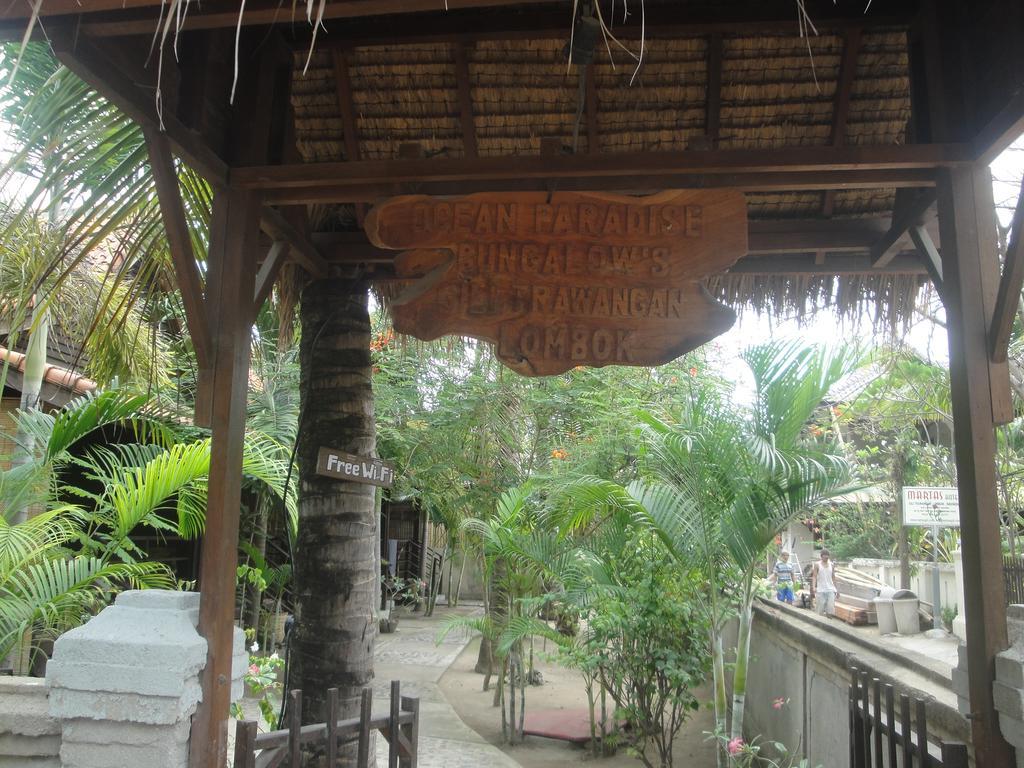 Oceane Paradise Bungalow Gili Trawangan Eksteriør billede