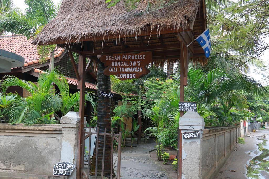 Oceane Paradise Bungalow Gili Trawangan Eksteriør billede
