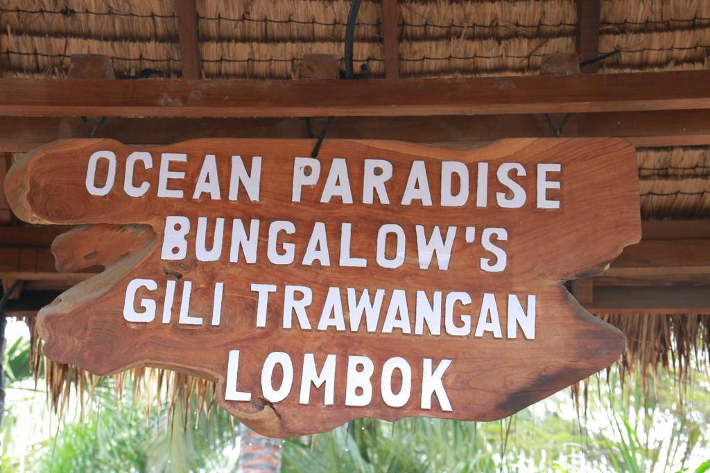 Oceane Paradise Bungalow Gili Trawangan Eksteriør billede