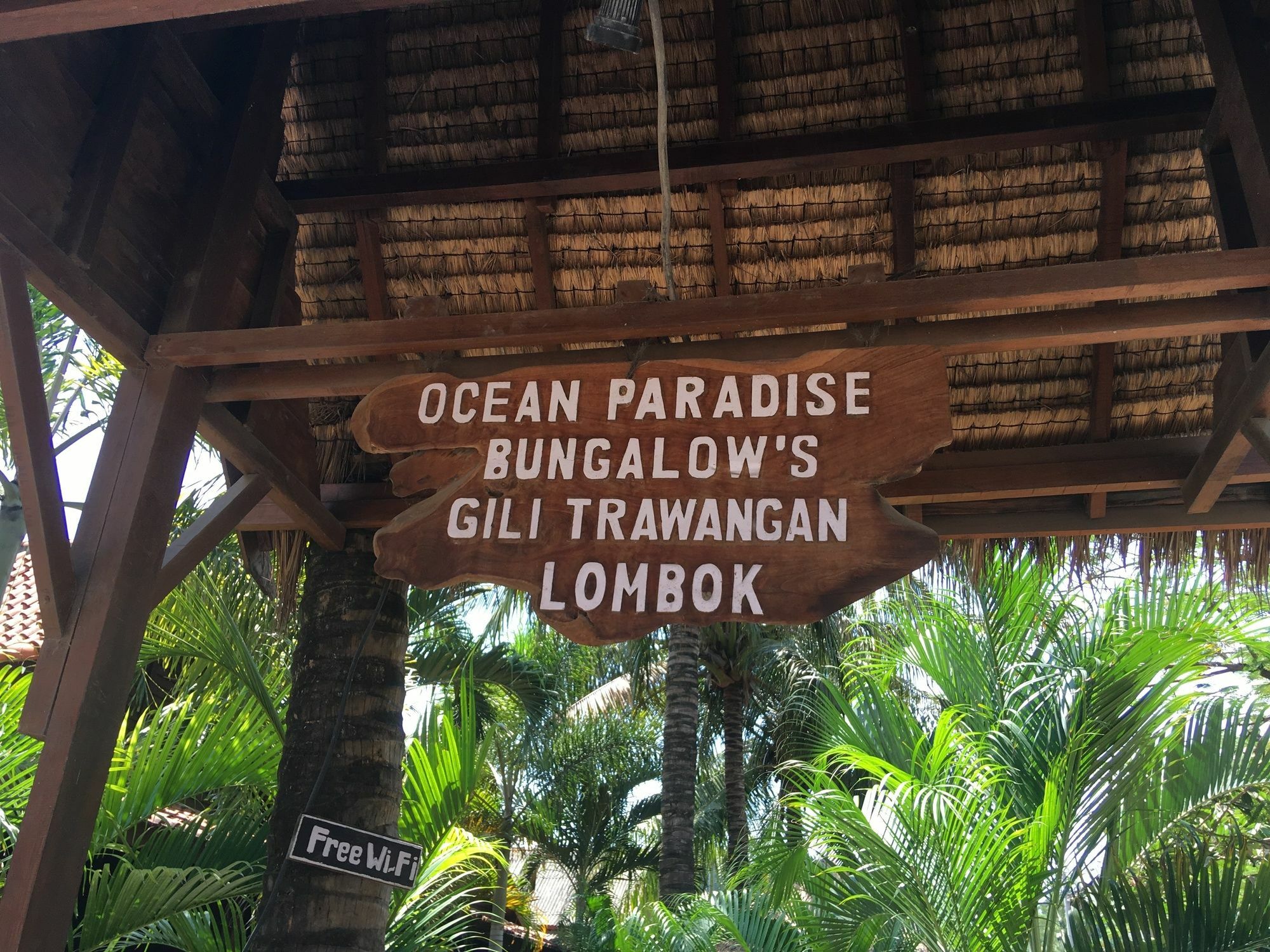 Oceane Paradise Bungalow Gili Trawangan Eksteriør billede